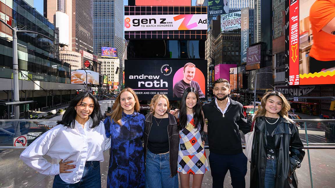 2025 Ad Age Gen Zers to Watch Honorees in Times Square