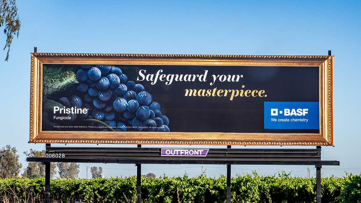 BASF billboard in Fresno