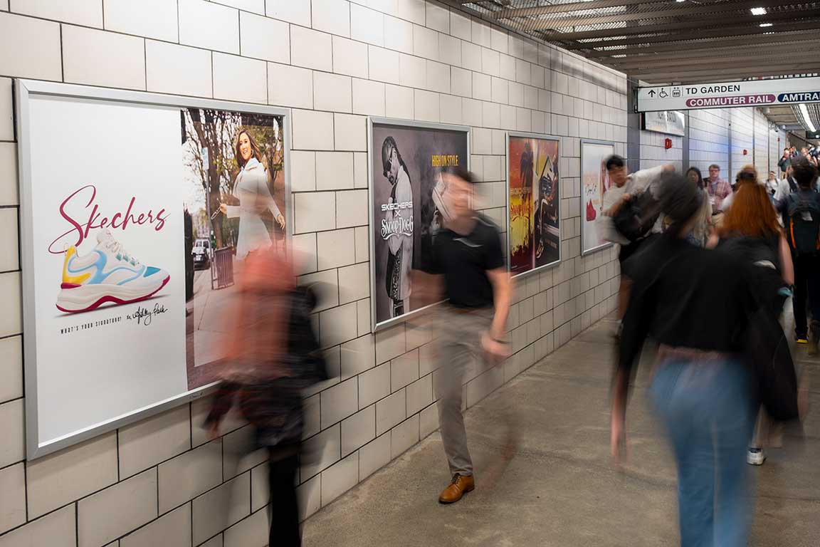 Skechers station domination in Boston