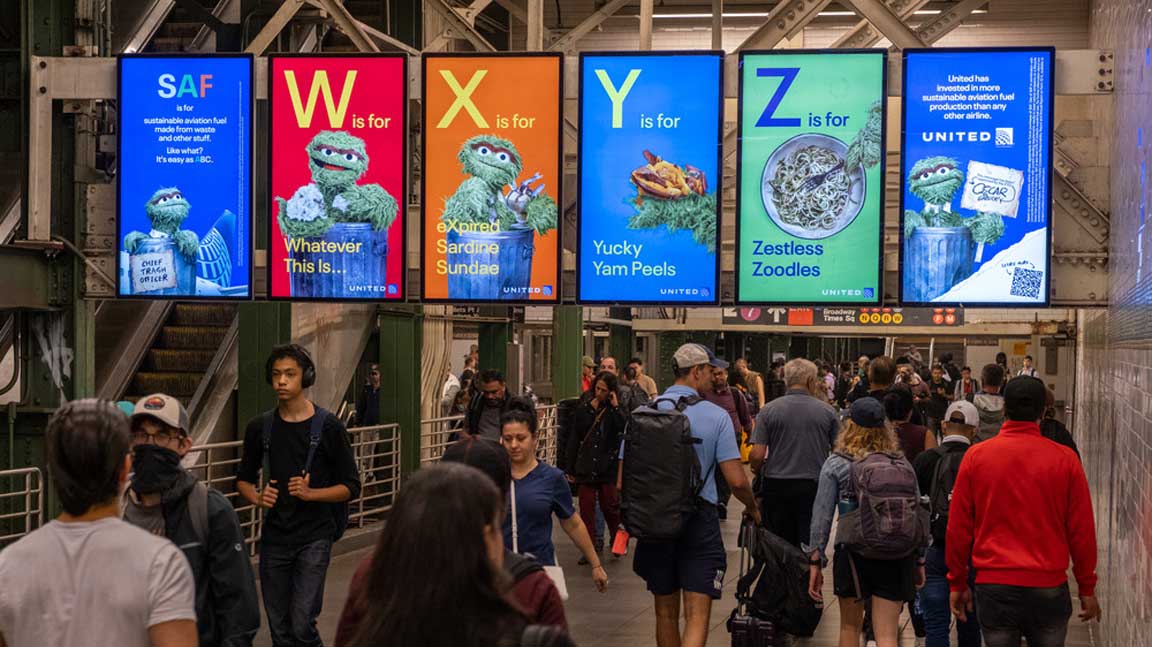 united airlines new york city subway transit