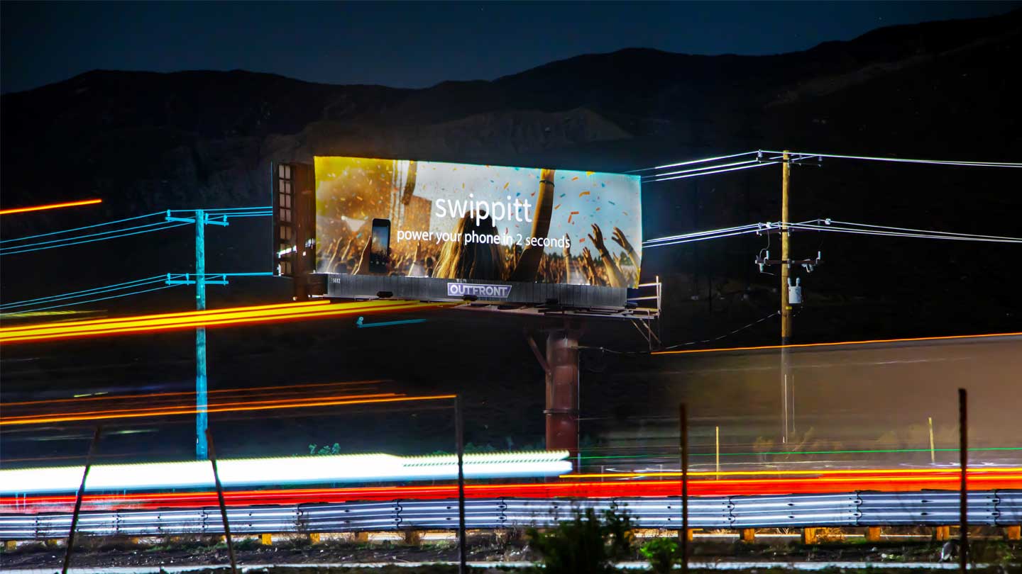 swippitt billboard out of home advertising