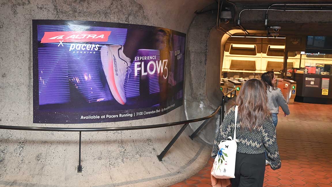 Pacers Running Station Domination on Washington, D.C. Metro