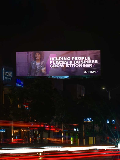 out of home billboard advertising outfront media social responsibility