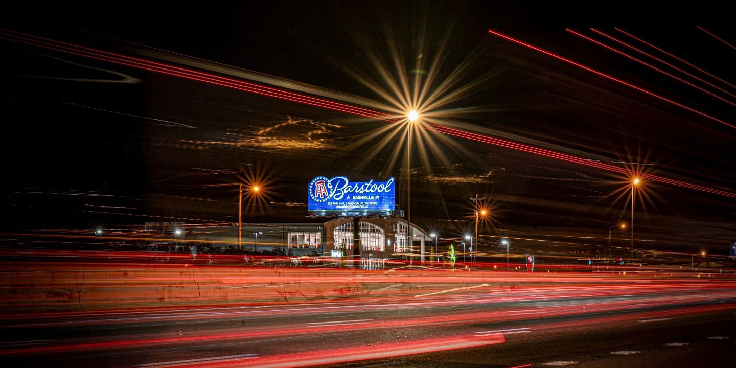 nashville barstool billboard out of home advertising