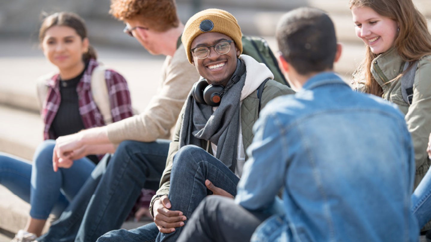 stock photo of college students