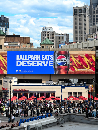 out of home advertising wallscpae grit detroit