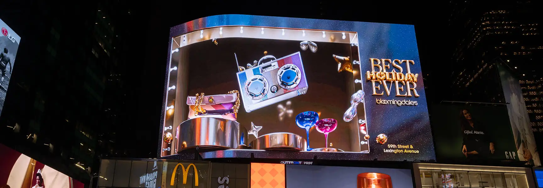 out of home advertising new york city times square interactive billboards