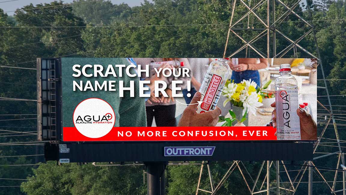 Agua Plus digital bulletin