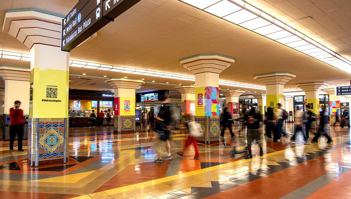 LASEC Station Domination in Union Station corridor