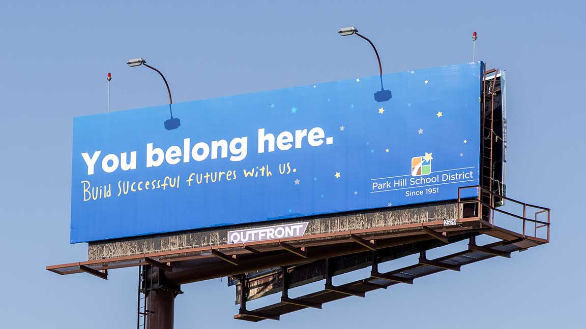 Billboard for Park Hill School District