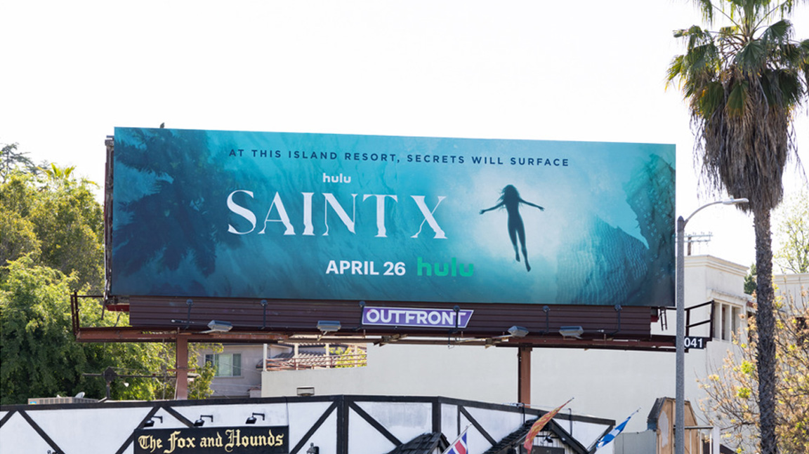 digital out of home advertising in new york city for hulu