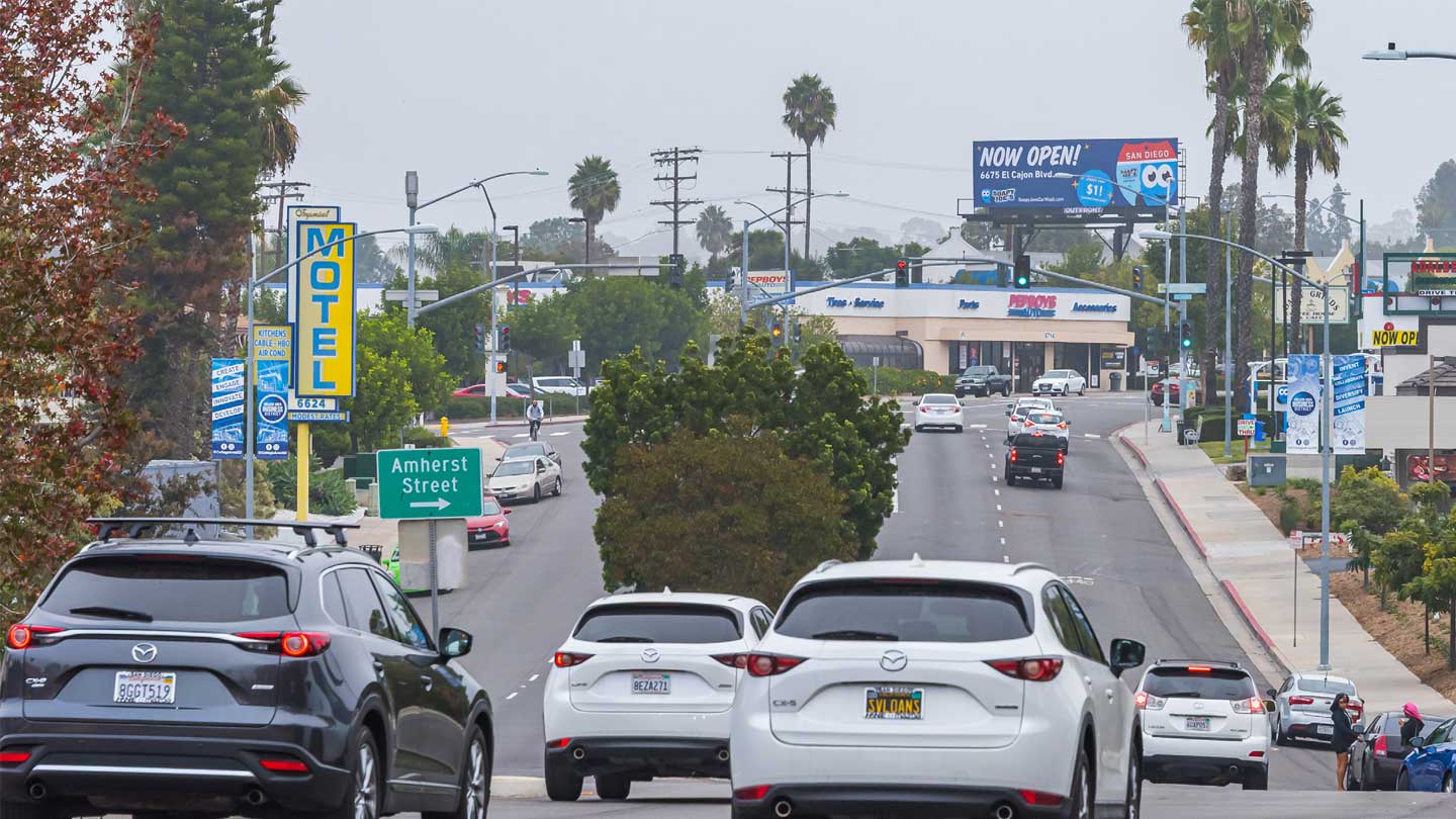 soapy joes billboard out of home advertising in san diego california