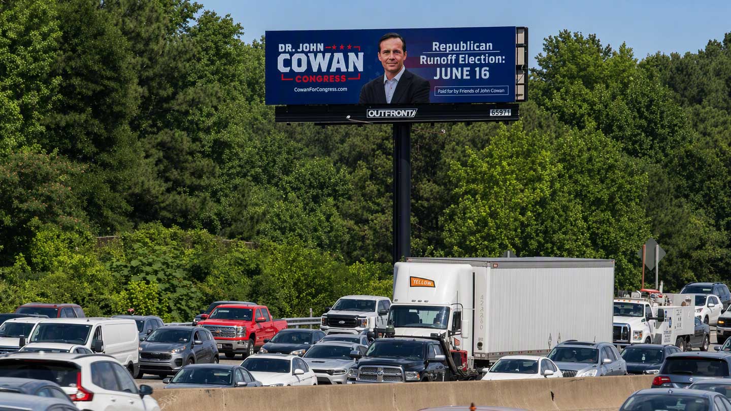 out of home billboard advertising cowan