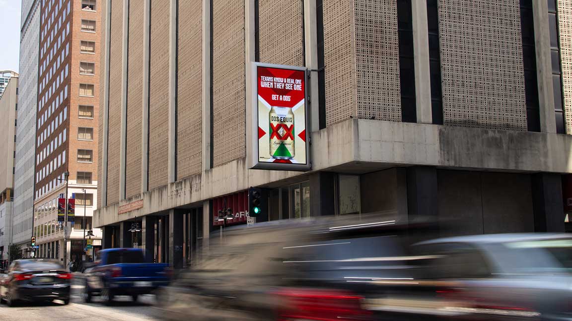 Dos Equis on Dallas Digital Network