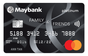 Maybank Family & Friends Platinum Mastercard | SingSaver