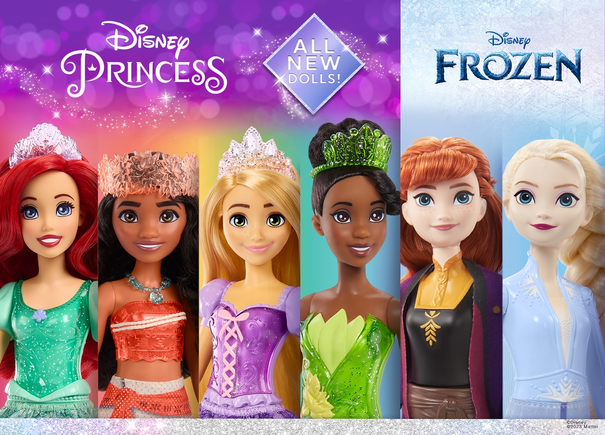 Mattel Unveils Re-Imagined Disney Princess and Disney Frozen Dolls