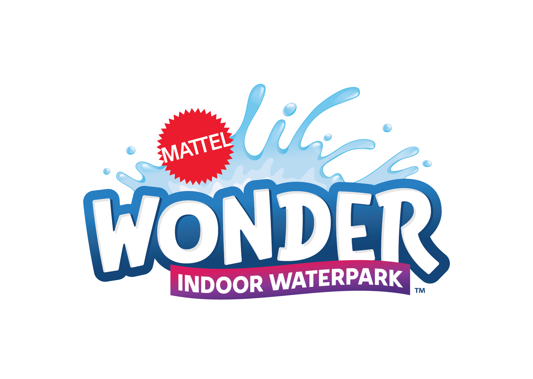 Mattel Wonder Indoor Waterparks logo