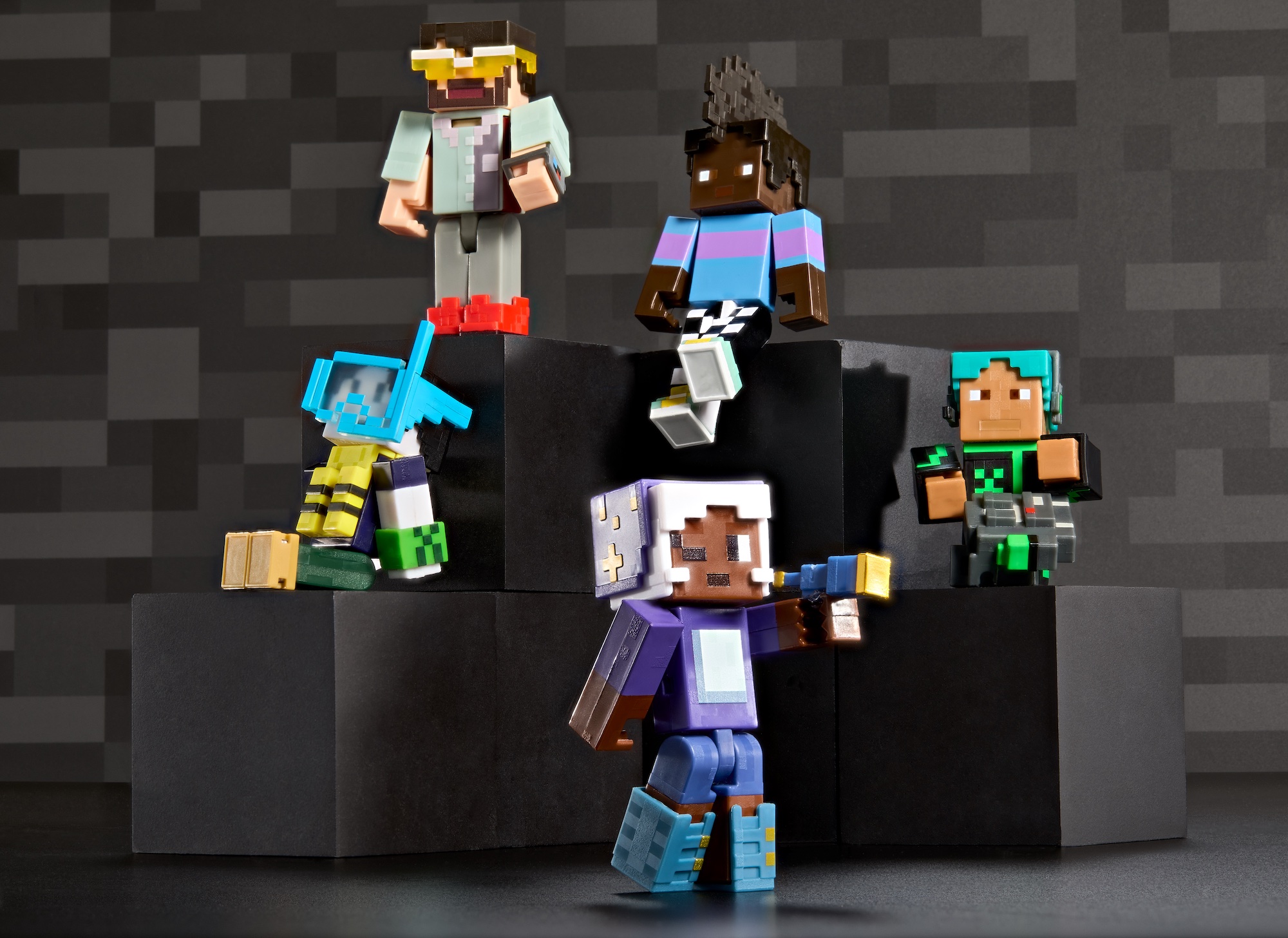 Mattel and Minecraft Partner on New Minecraft Creator Series Camp Enderwood  DLC Map and Toy Line