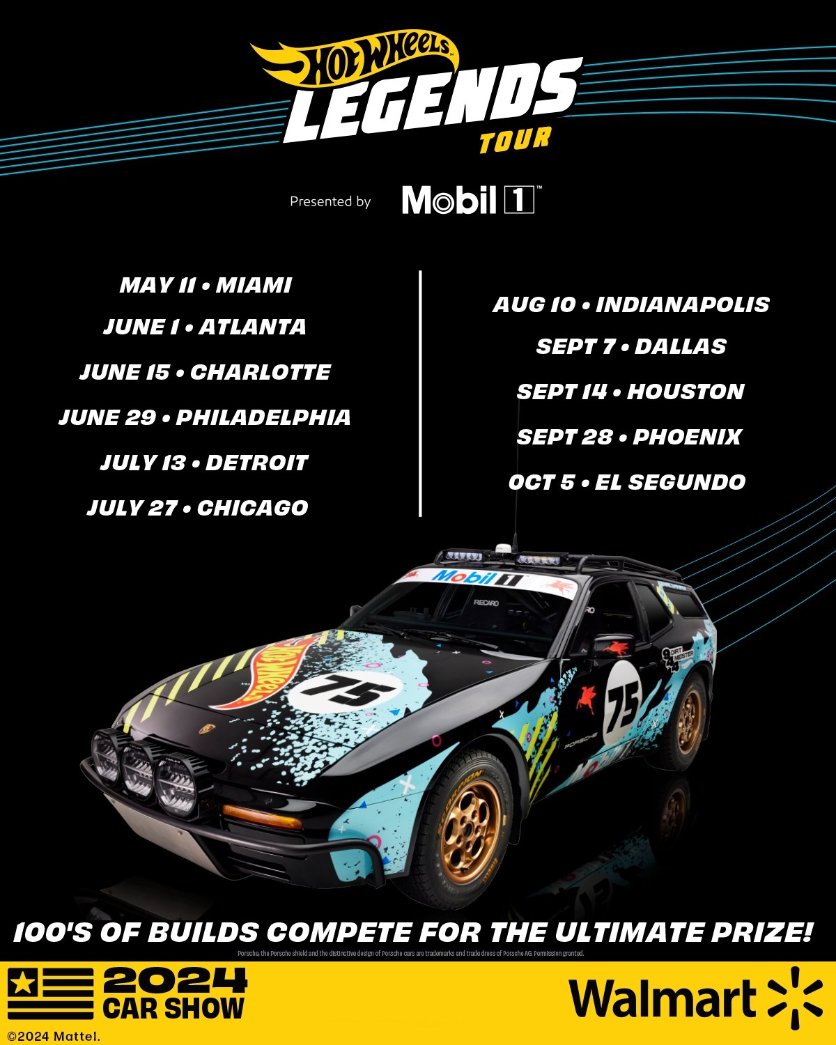 Seventh Annual Hot Wheels Legends Tour Presented by Mobil 1 Kicks Off on May 11 in Miami