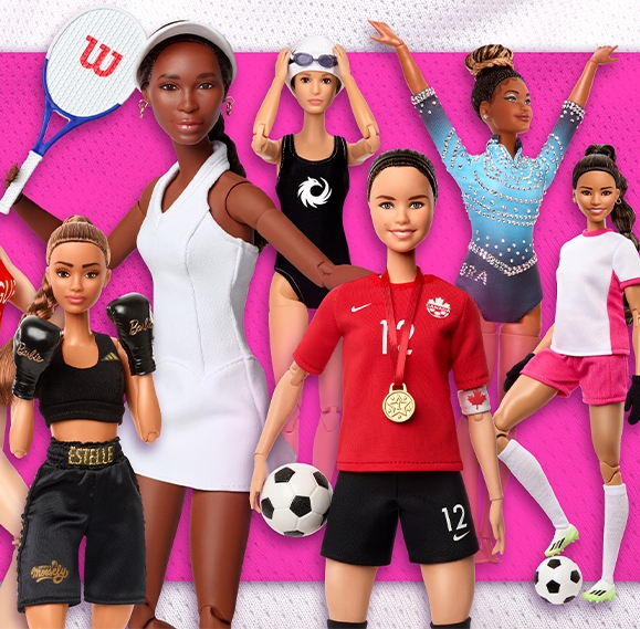 Barbie Celebrates Role-Model Athletes Who Have Broken Boundaries 
