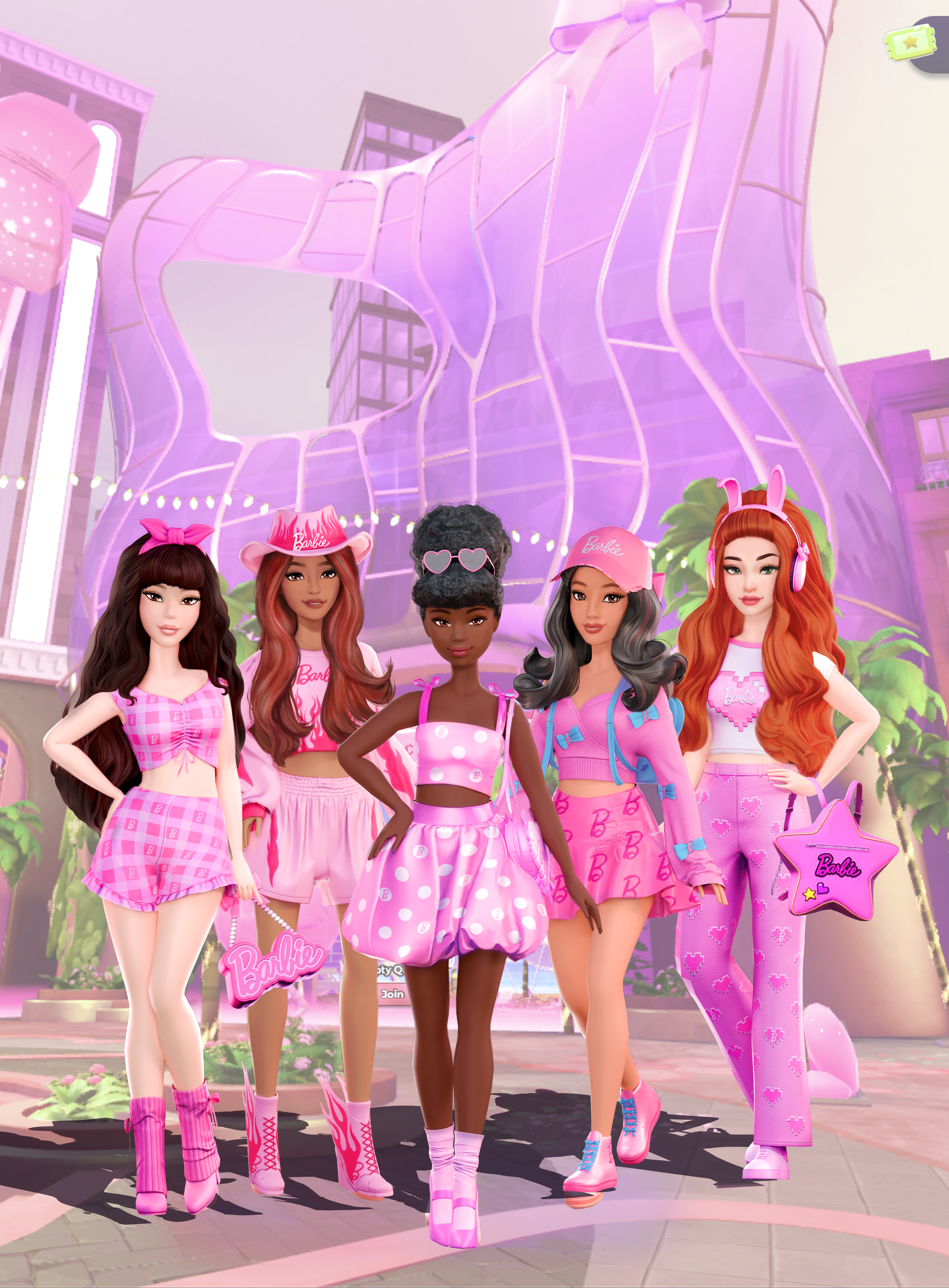 Barbie DreamStyle Roblox experience render