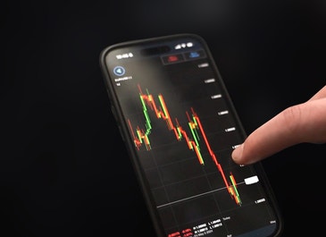 phone showing tastyfx platform