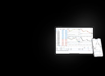Trading platform on computer