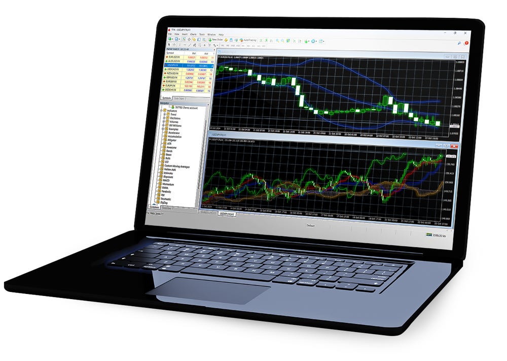 laptop with mt4