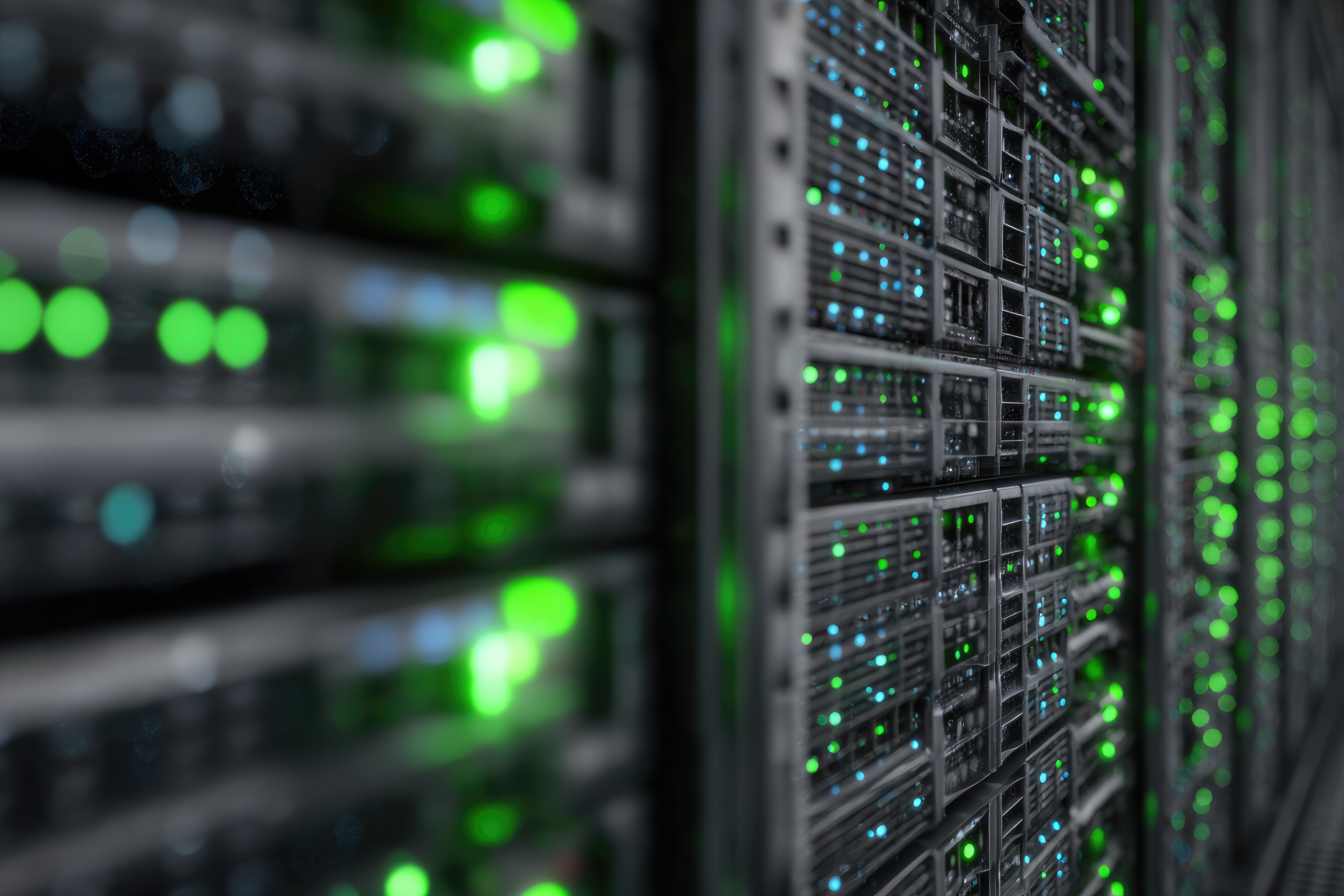 Data server close up