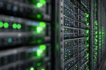 Data server close up
