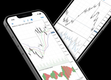 MT4 platform on mobile device