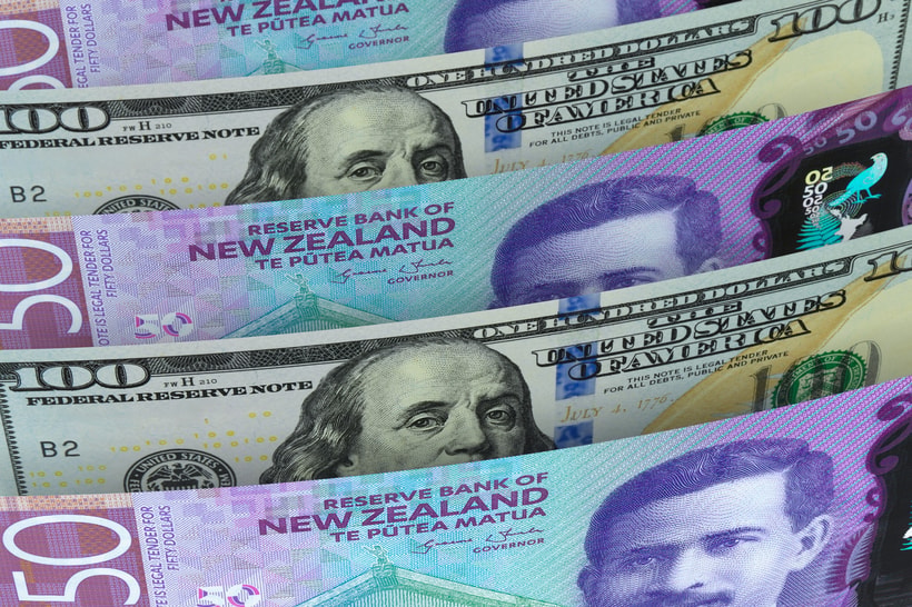 NZ dollars and US dollars