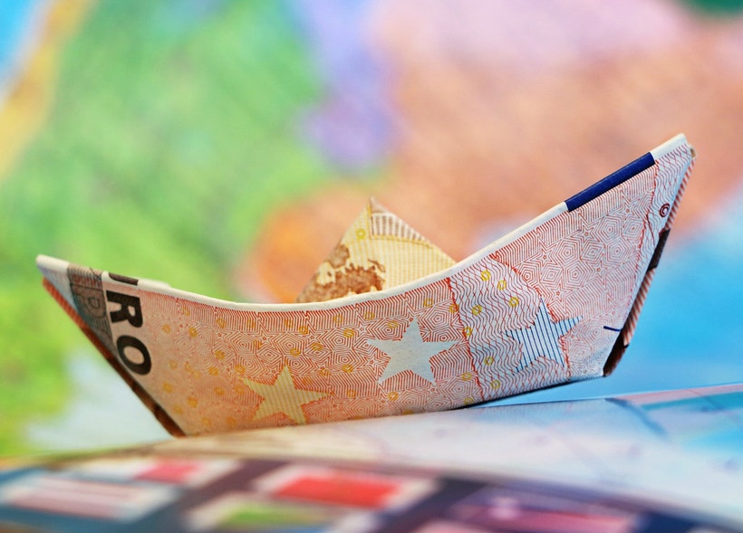 euro boat origami