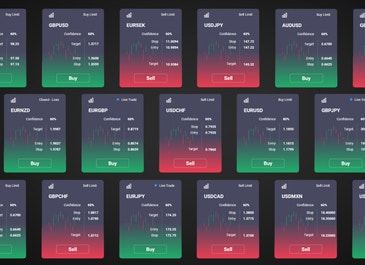 MT4 demo account on laptop
