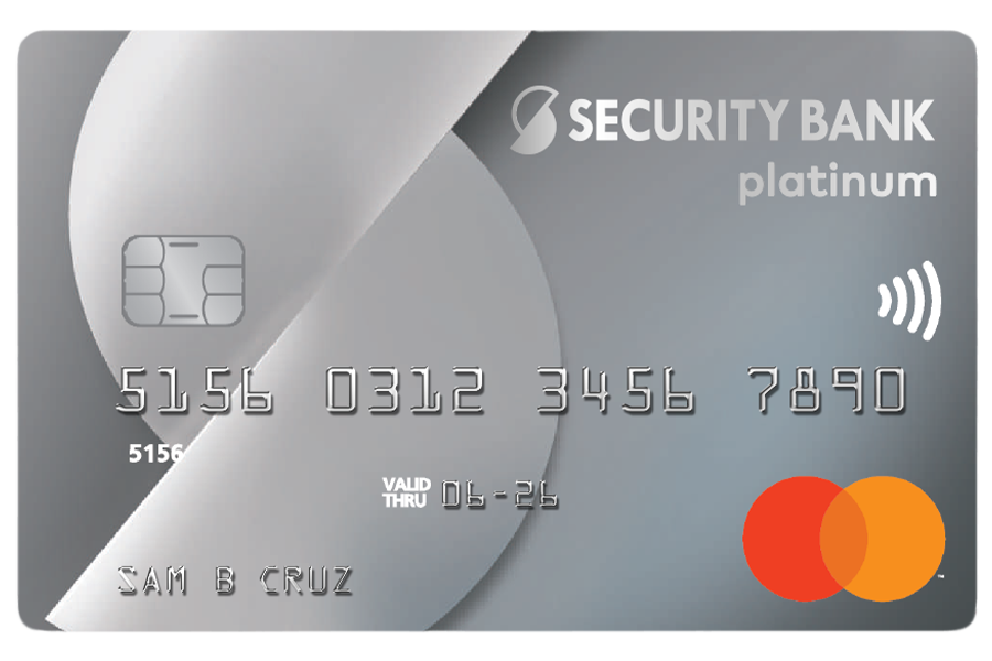 Security Bank Platinum Mastercard Get Free Travel Insurance 5650