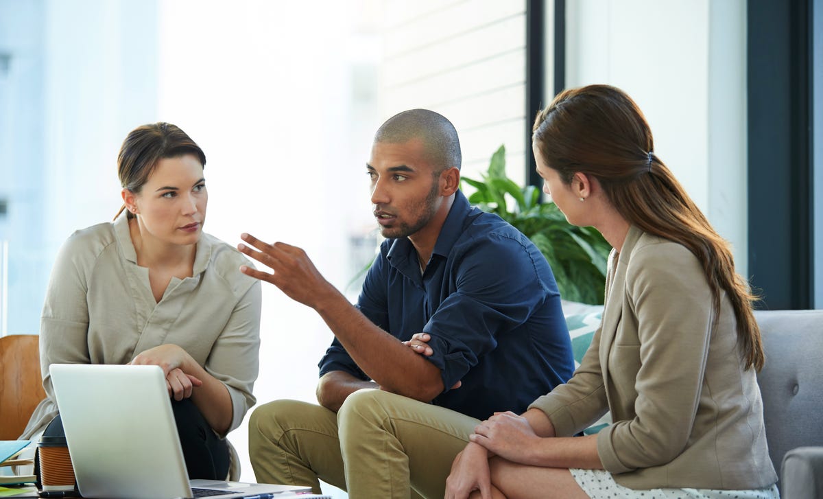 Group of students practicing English during their business English class with Berlitz Algeria
