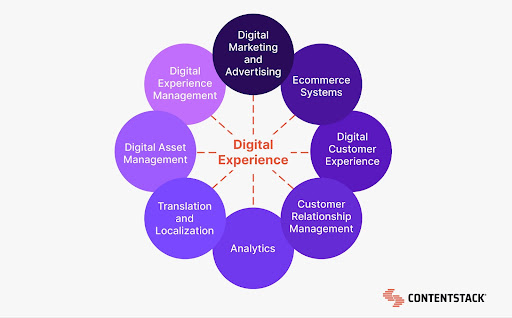 Digital experience feature wheel