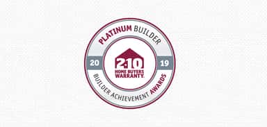 Platinum Builder Award Winner