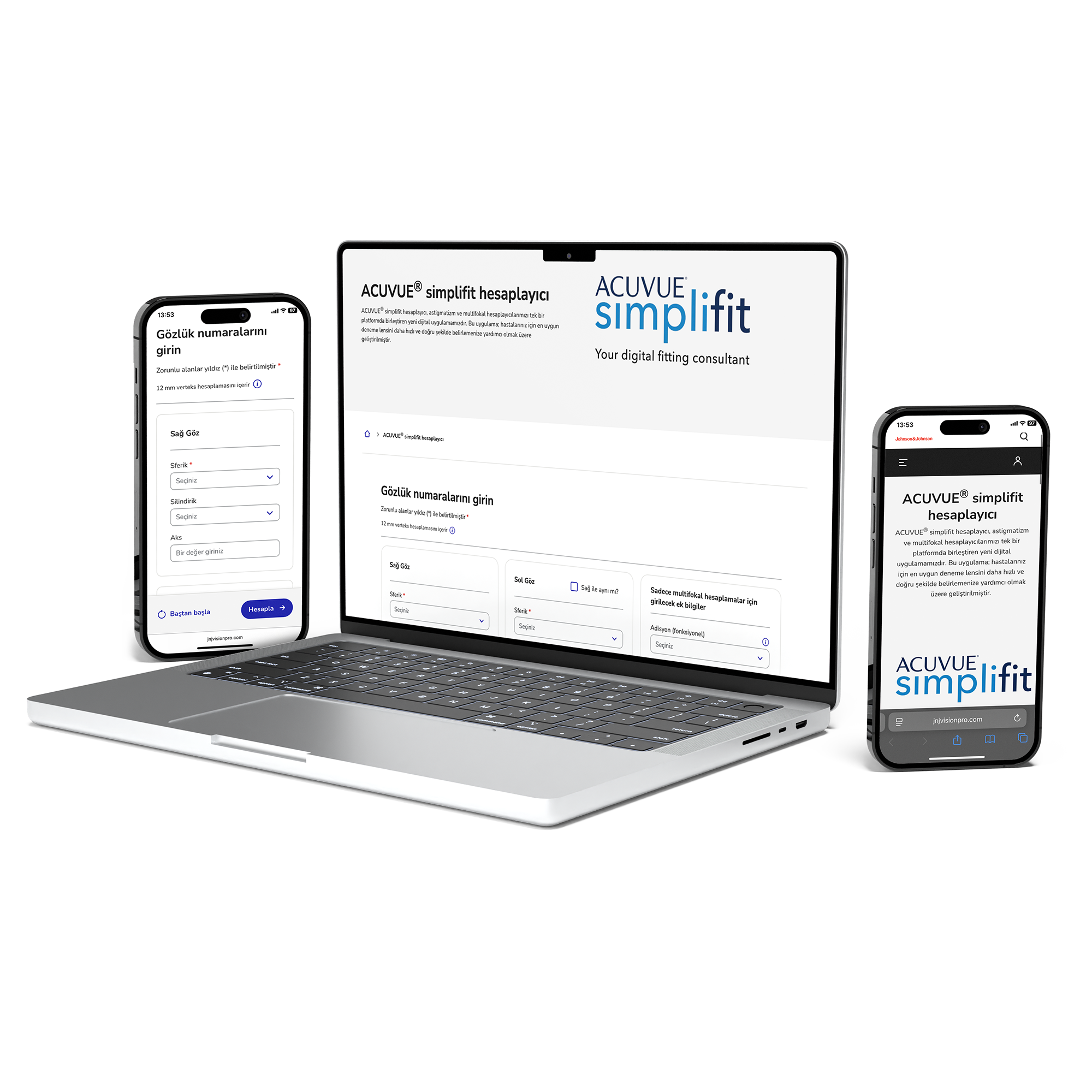 ACUVUE® simplifit calculator - your digital fitting consultant logo