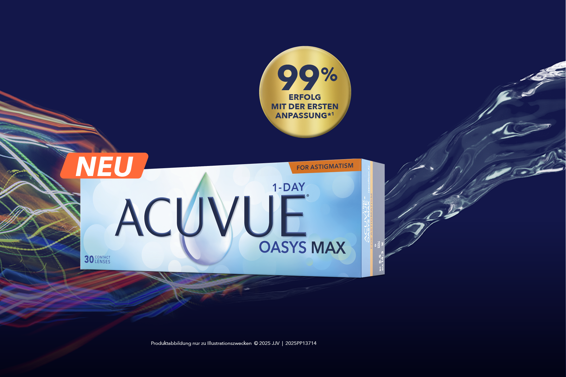 Neues Produkt ACUVUE OASYS MAX for ASTIGMATISM
