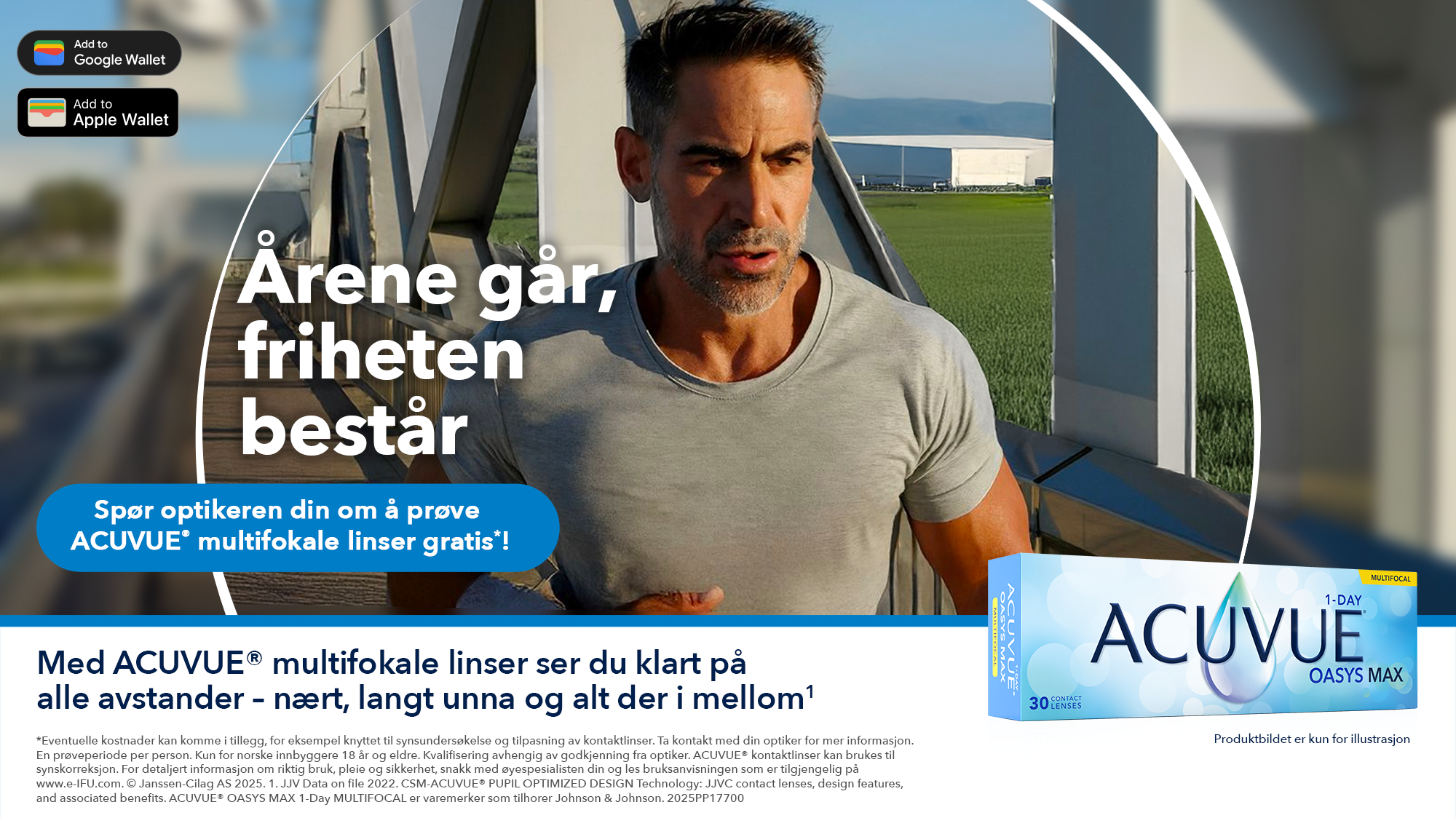 Voucher for gratis ACUVUE MUTIFOCAL prøvelinser Voucher for gratis ACUVUE MUTIFOCAL prøvelinser