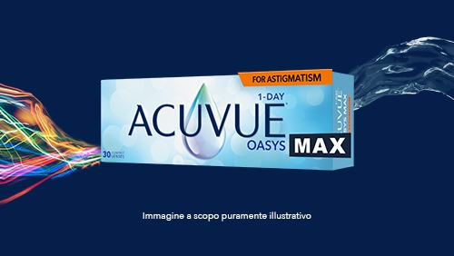 Confezione di ACUVUE® OASYS MAX 1-Day for ASTIGMATISM