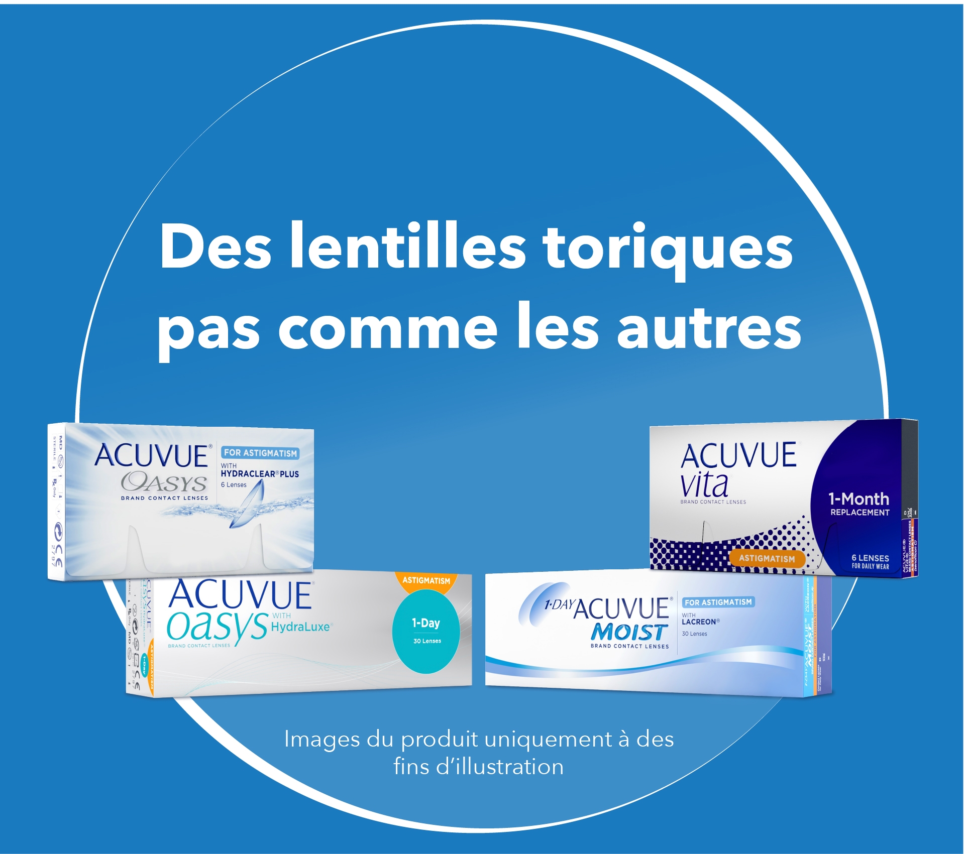 Lentilles de contact toriques image