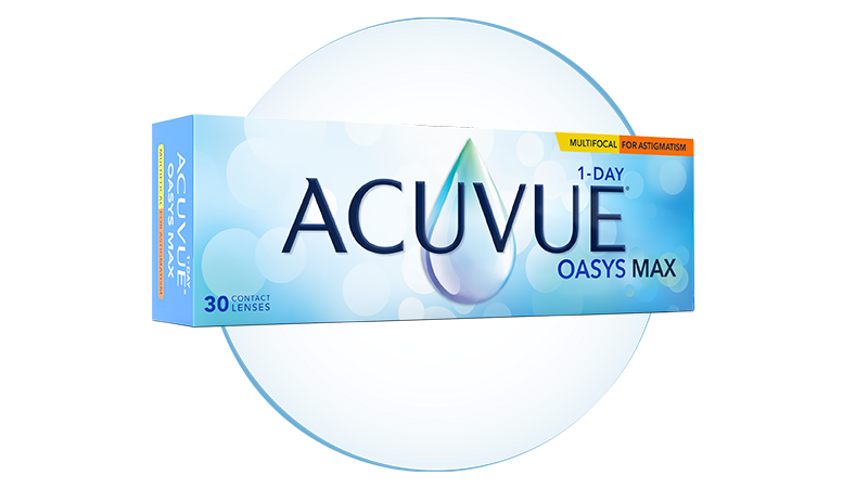 ACUVUE® OASYS MAX 1-Day MULTIFOCAL for ASTIGMATISM