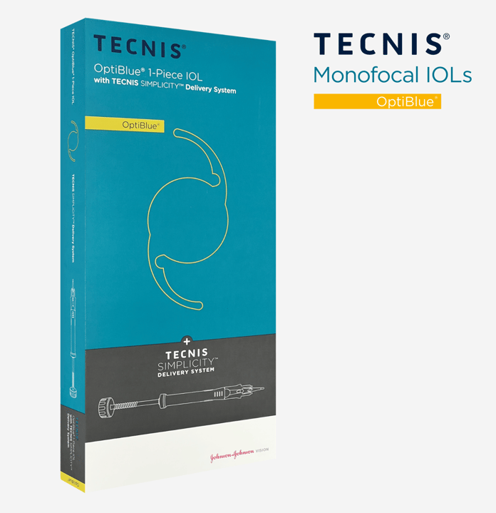 Zmb00 TECNIS® OptiBlue® IOL | ジョンソン・ エンド・ ジョンソン ビジョン プロフェッショナル