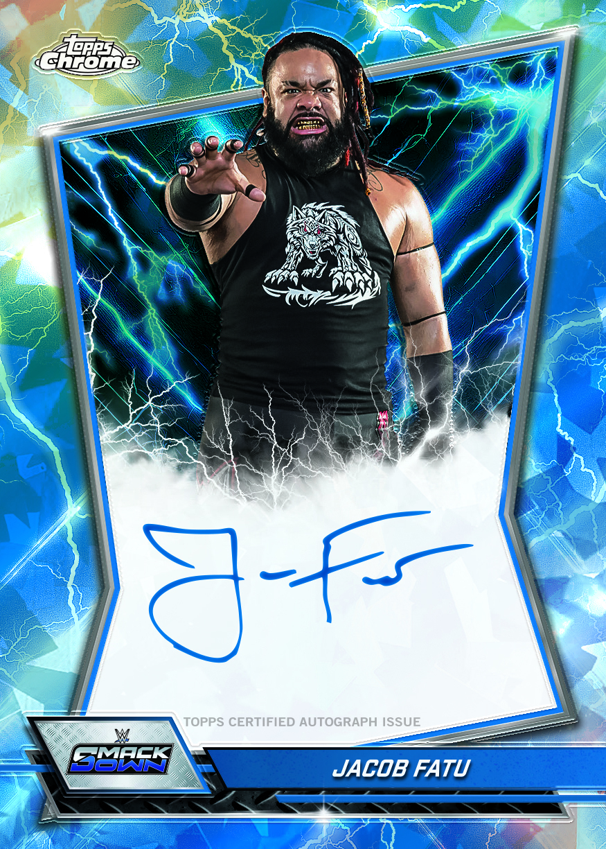 2026 Topps Chrome® WWE Sapphire Hobby Box | Topps