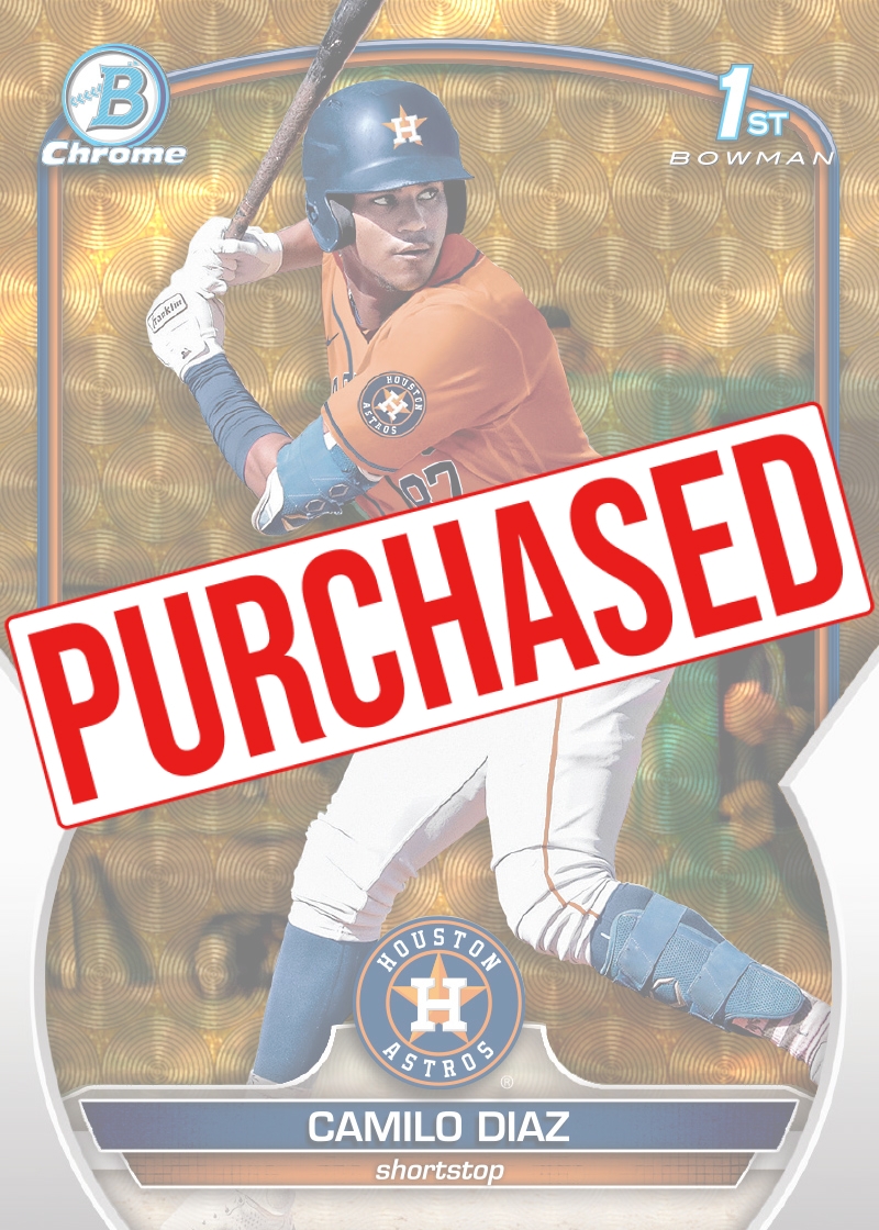 Bowman Chrome 2025 Buyback Fayth Jennica