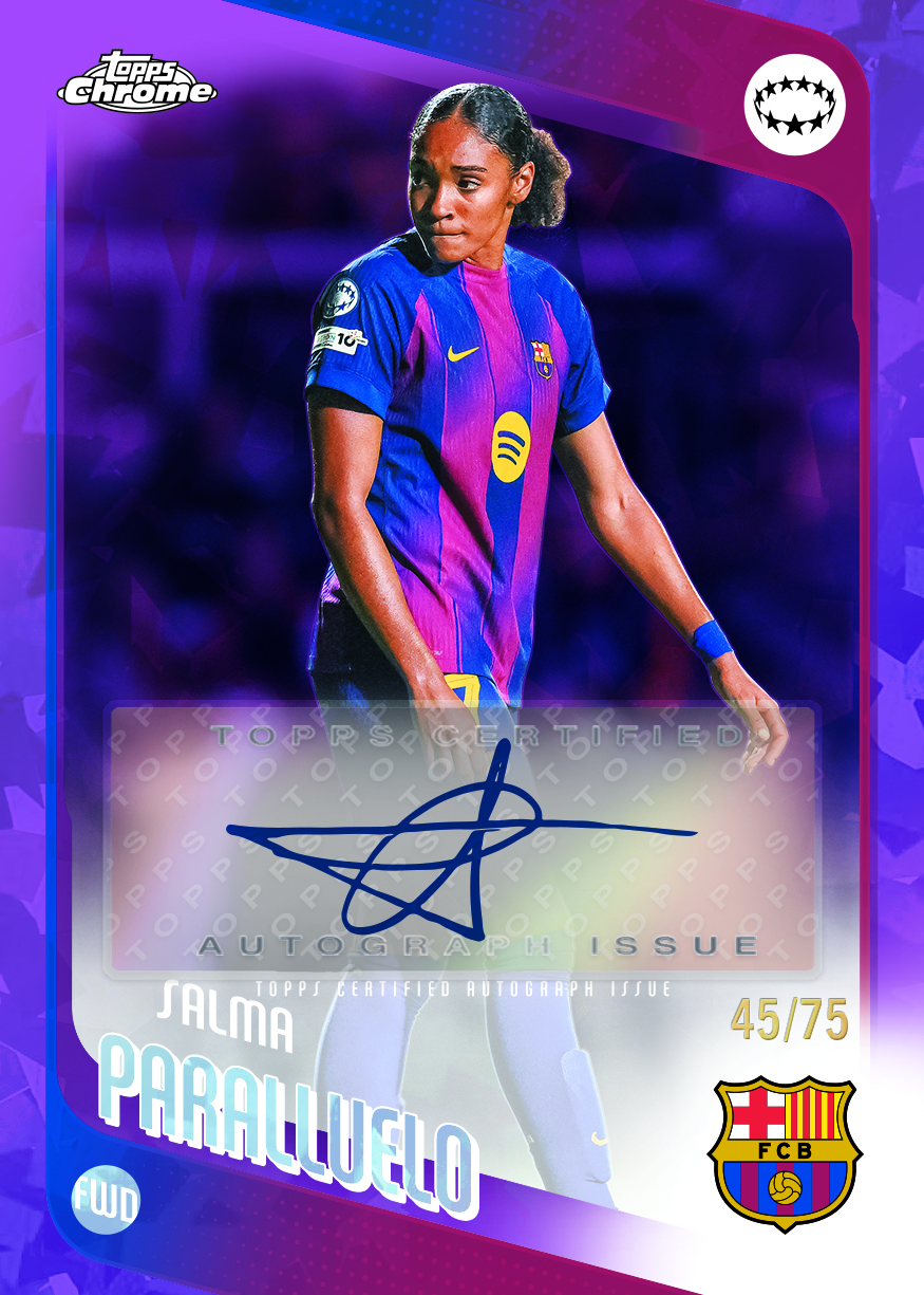 Topps Chrome® Sapphire UWCL Soccer Cards | Official Topps Store