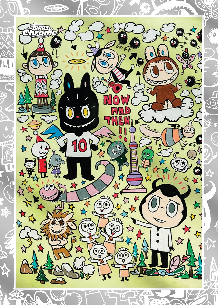 topps chrome labubu ラブブ トレカ 新品未開封 4箱 ザ・モンスターズがクロームカードに Topps Chrome Labubu