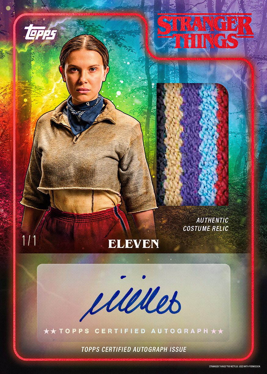 topps ストレンジャーシングス　イレブン 2019 Topps Stranger Things Eleven 1985 Online Exclusives Mint